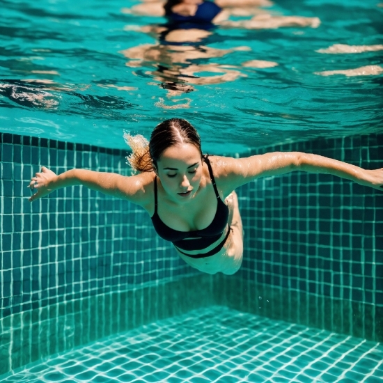 Water, Joint, Photograph, Swimming Pool, Muscle, Green