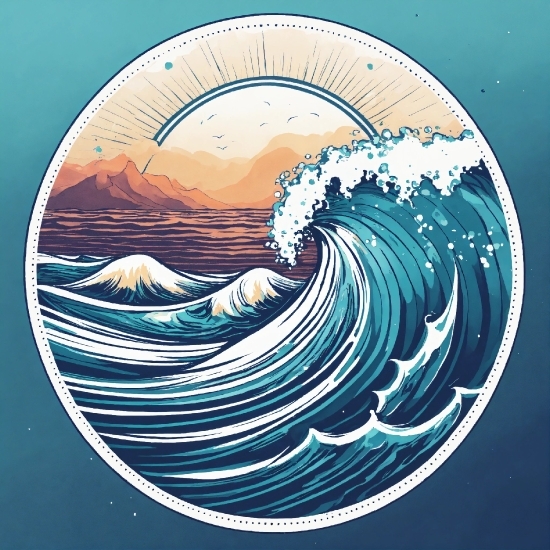 Water Resources, Liquid, Body Of Water, Circle, Wind Wave, Electric Blue