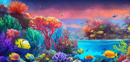 Water, Vertebrate, Nature, Underwater, Natural Environment, Azure