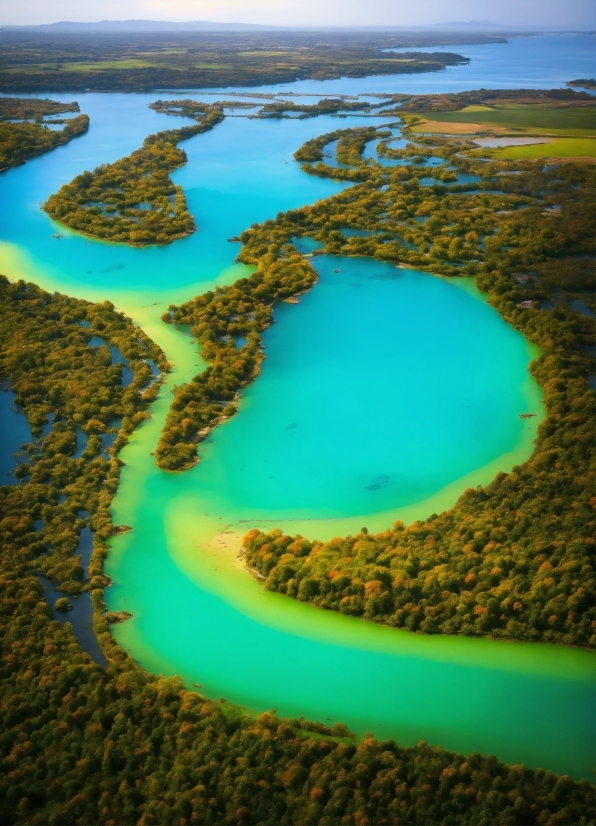 Water, Water Resources, Green, Nature, Azure, Natural Landscape