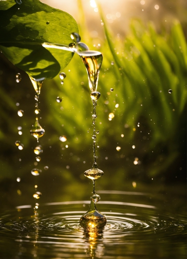 Writing Stock Footage, Water, Plant, Liquid, Leaf, Fluid