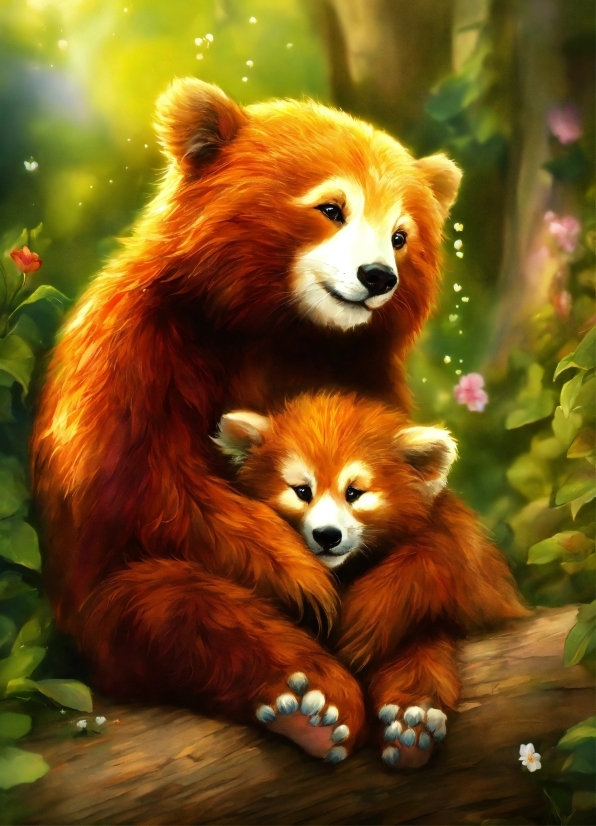 Adobe Graphics Software, Red Panda, Plant, Nature, Green, Natural Environment