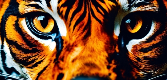 Adobe Premiere 2022, Bengal Tiger, Siberian Tiger, Tiger, Eye, Facial Expression