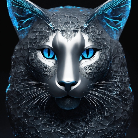 Adobe Premiere Online, Eye, Blue, Cat, Felidae, Carnivore