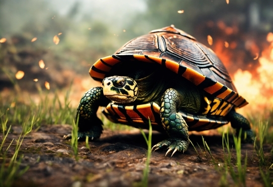 Adobe Premiere Rush Free, Vertebrate, Reptile, Grass, Turtle, Adaptation