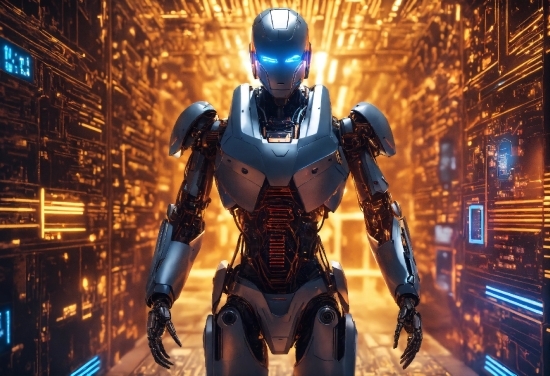 Ai Generated Images, Armour, Machine, Space, Cg Artwork, Fictional Character