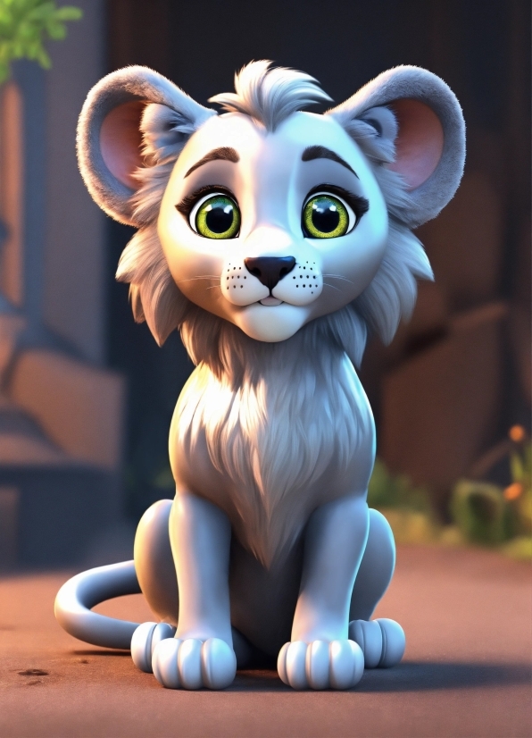 Ai Generated Video Free, Head, White, Toy, Mythical Creature, Felidae