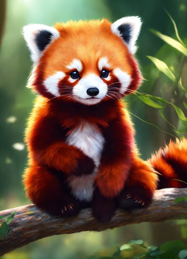 Animated Promo Video Maker Free, Red Panda, Vertebrate, Carnivore, Organism, Natural Material