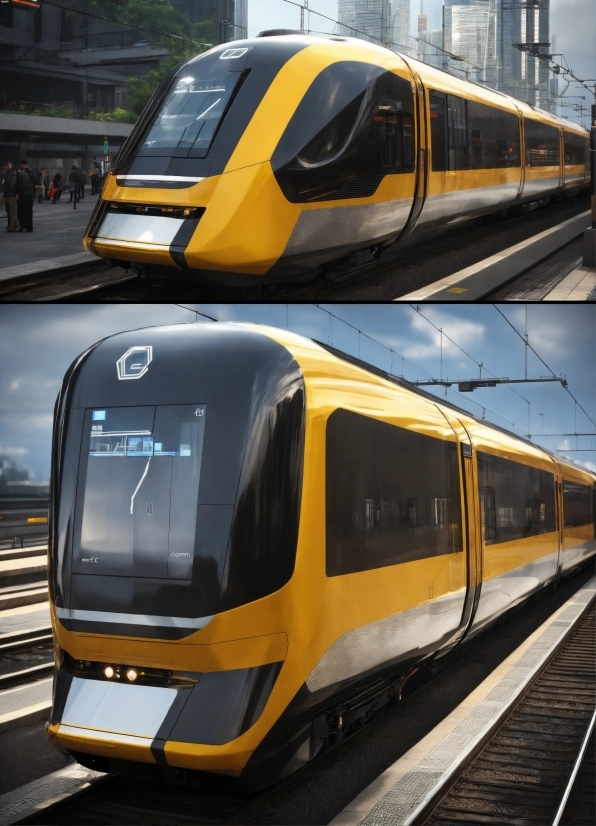 App To Remove Unwanted Objects From Photo, Train, Light, Vehicle, Rolling Stock, Electricity