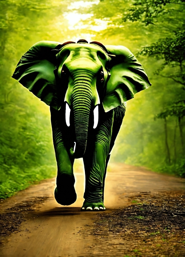 Best Free Lyric Video Maker, Elephant, Working Animal, African Elephant, Natural Landscape, People In Nature