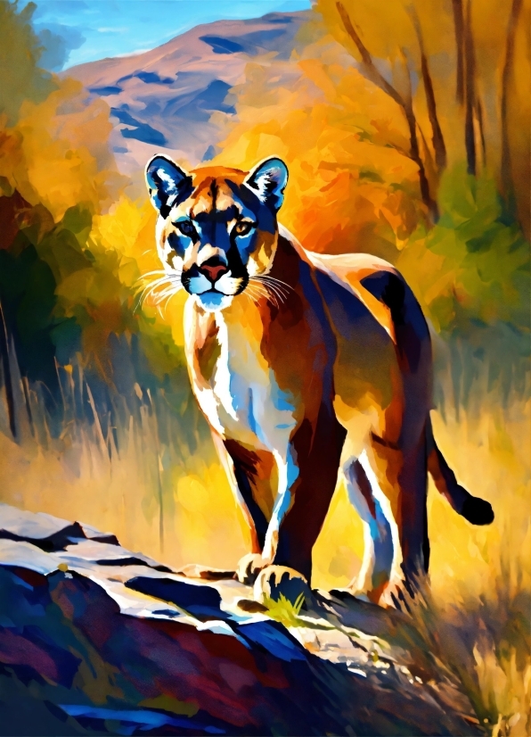 Best Free Music Video Maker, Painting, Carnivore, Paint, Felidae, Art