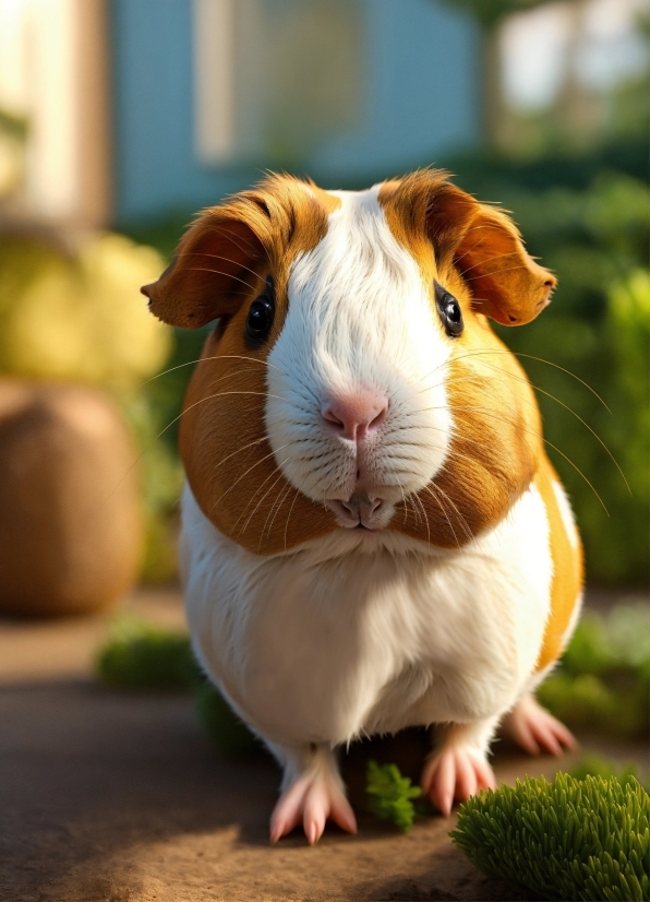 Best Free Video Editor, Eye, Guinea Pig, Plant, Whiskers, Grass