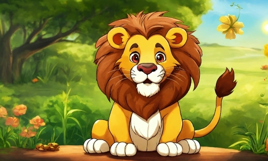 Best Free Video Filter App, Plant, Cartoon, Natural Environment, Lion, Felidae