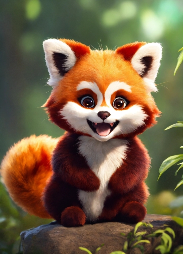 Best Royalty Free Music Library, Red Panda, Nature, Leaf, Organism, Carnivore