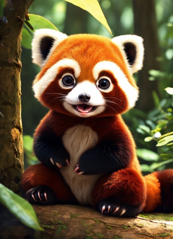 Best Video Maker For Social Media, Red Panda, Vertebrate, Carnivore, Plant, Organism