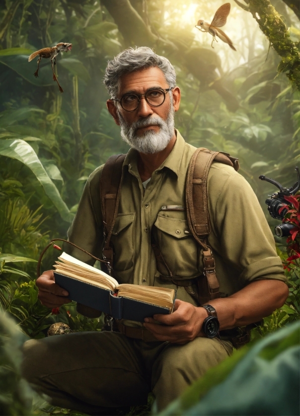 Bg Photo Editing, Watch, Plant, Vertebrate, Beard, Art