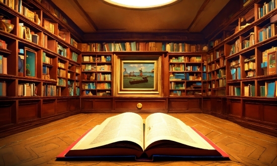 Bookcase, Property, Shelf, Book, Light, Building