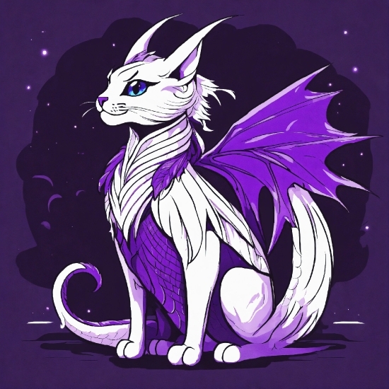 Canva Video Editor Free, Mythical Creature, Purple, Art, Cartoon, Violet