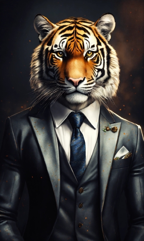 Canva Video Editor Online, Siberian Tiger, Bengal Tiger, Tie, Tiger, Sleeve