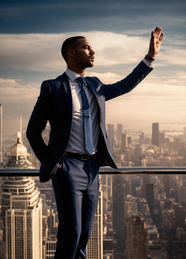 Canvas Portraits, Cloud, Sky, Dress Shirt, Flash Photography, Tie