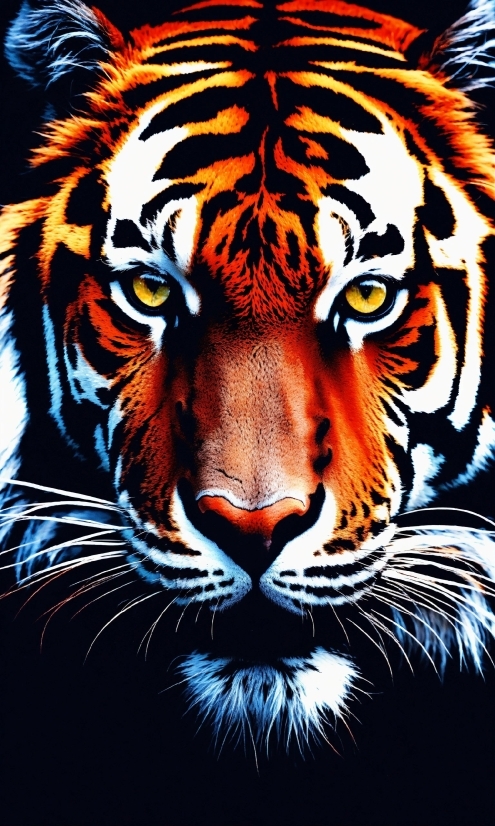 Capcut Editor Download, Bengal Tiger, Siberian Tiger, Vertebrate, Tiger, White