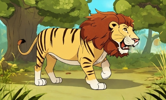 Cartoon, Vertebrate, Felidae, Nature, Carnivore, Organism