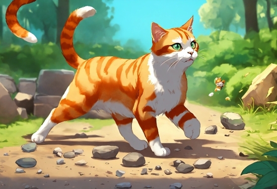 Cat, Felidae, Cartoon, Carnivore, Small To Mediumsized Cats, Fawn