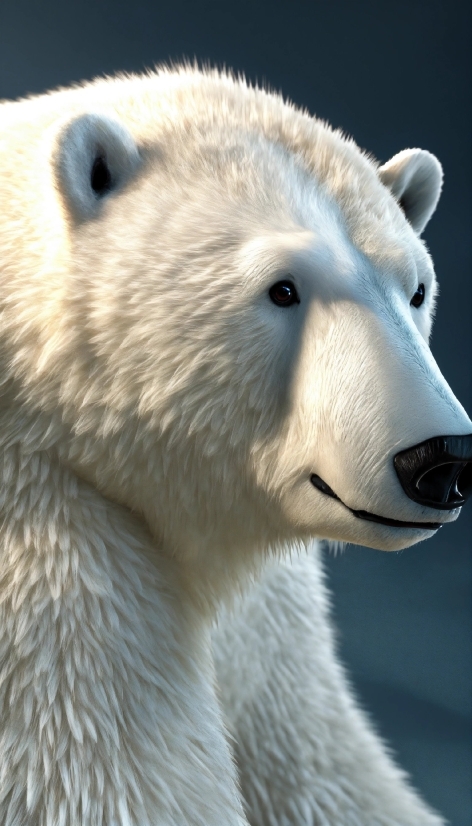 Clipchamp Free Video Editor & Video Maker, Polar Bear, Eye, Carnivore, Terrestrial Animal, Snout