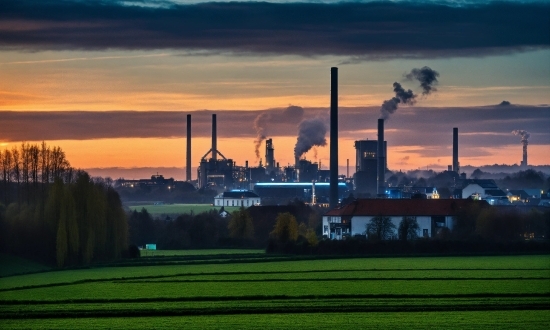 Cloud, Sky, Atmosphere, Nature, Plant, Building