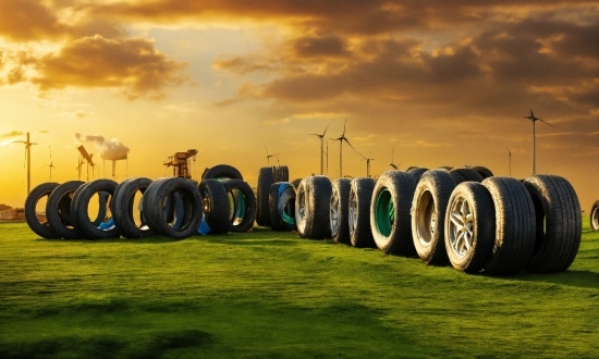 Cloud, Sky, Tire, Ecoregion, Automotive Tire, Plant