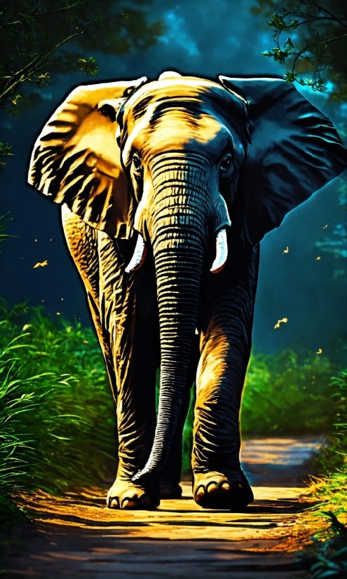 Color Grading App For Video, Plant, Elephant, Light, Nature, Elephants And Mammoths