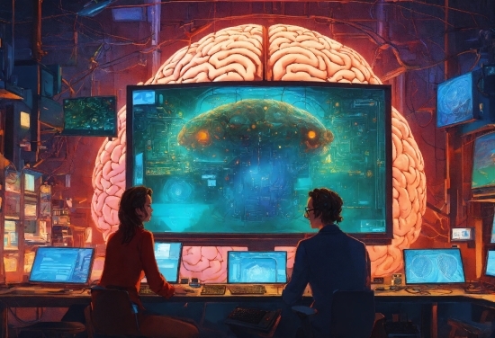 Computer, World, Personal Computer, Lighting, Entertainment, Organism