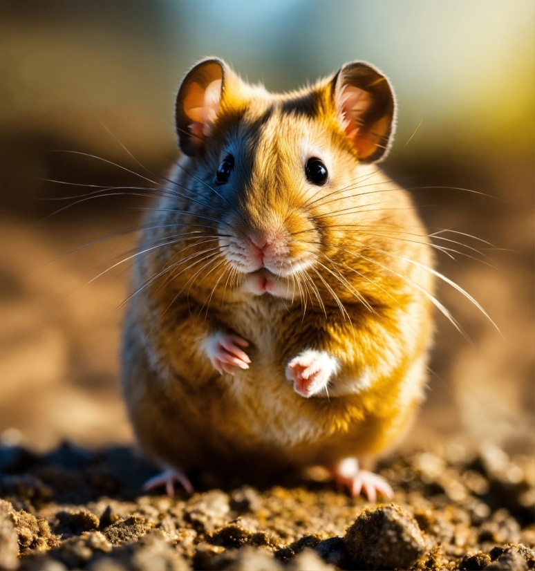 Content Creator For Tiktok, Rodent, Whiskers, Fawn, Smile, Mouse