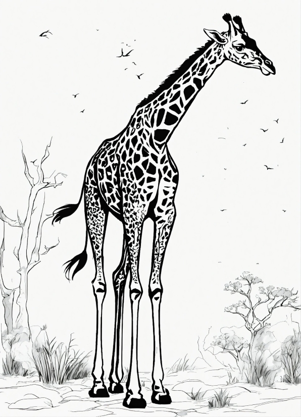 Coreldraw For Pc, Head, Plant, Giraffe, Giraffidae, Vertebrate