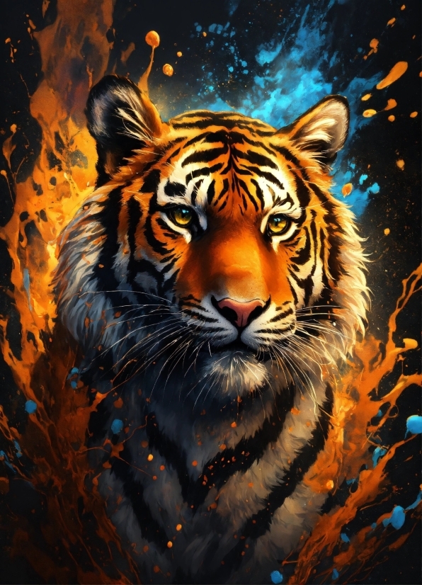 Custom Animated Video Maker, Siberian Tiger, Bengal Tiger, Tiger, Felidae, Carnivore