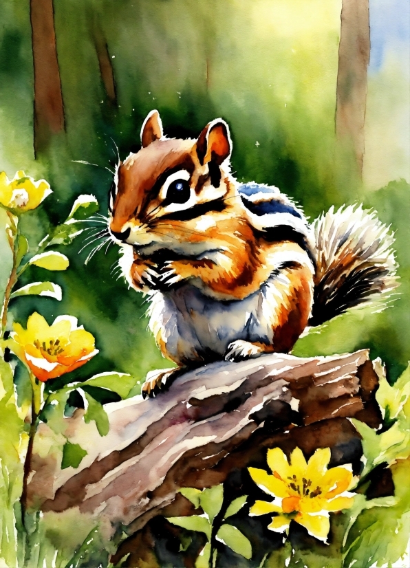 Doodle Animation Video Maker, Plant, Organ Mountains Chipmunk, Botany, Nature, Eastern Chipmunk