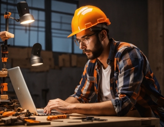 Easy Photoshop App, Hard Hat, Computer, Personal Computer, Helmet, Laptop