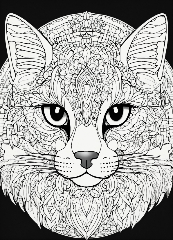 Einstein Public Domain, Hair, Head, Eye, Felidae, White