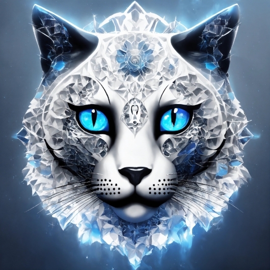 Eye, White, Vertebrate, Felidae, Azure, Carnivore