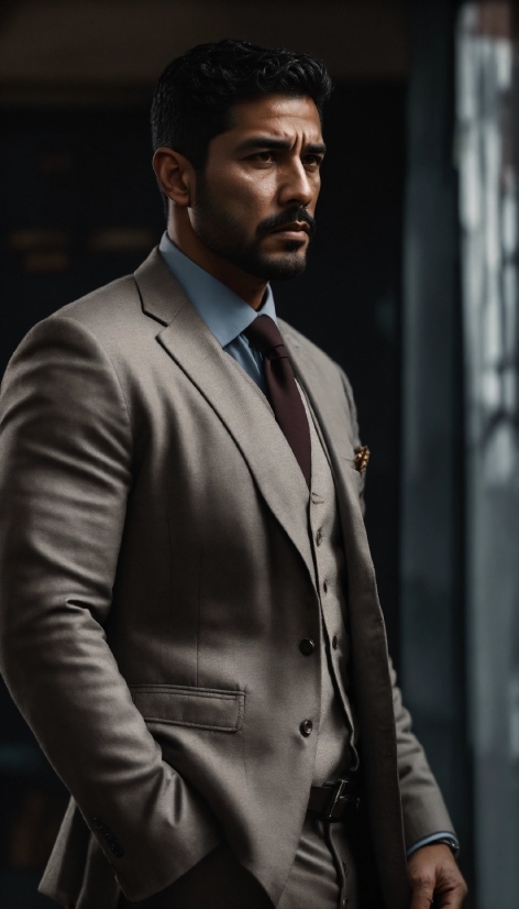 Fall Canvas Art, Dress Shirt, Human, Flash Photography, Sleeve, Beard