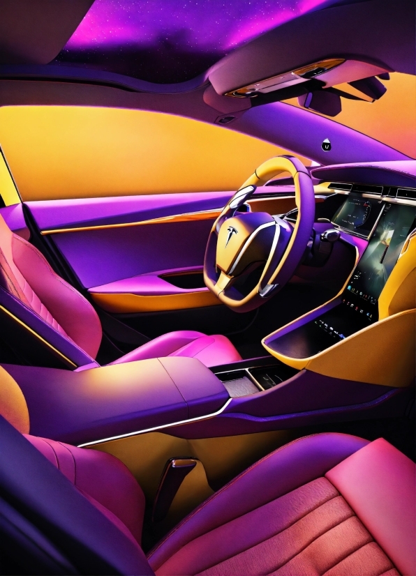 Famous Graphic Design Companies, Automotive Lighting, Purple, Automotive Design, Motor Vehicle, Violet