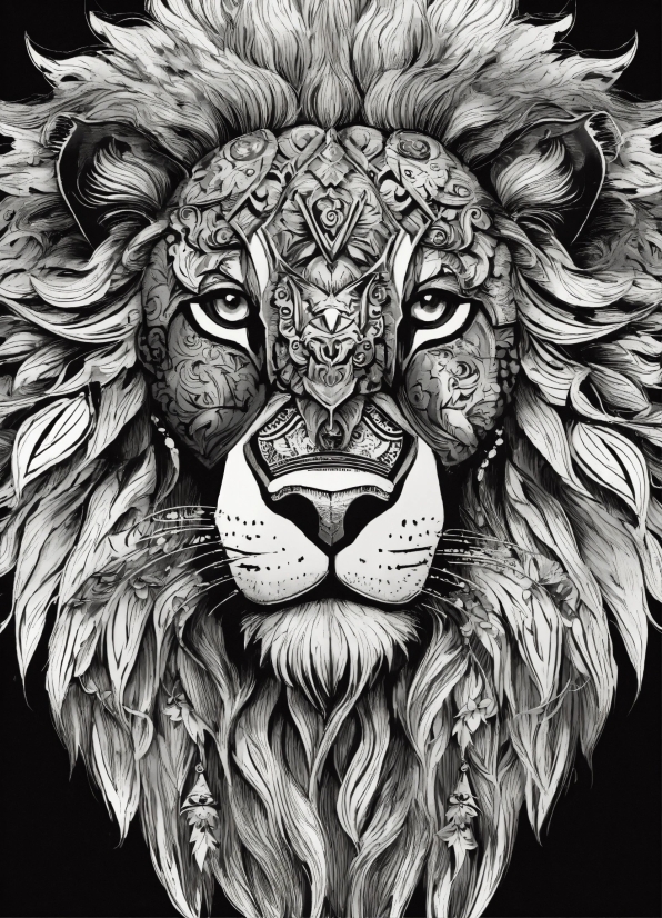 Felidae, Carnivore, Font, Grey, Style, Big Cats