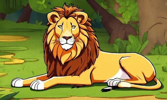 Felidae, Nature, Carnivore, Organism, Cartoon, Big Cats