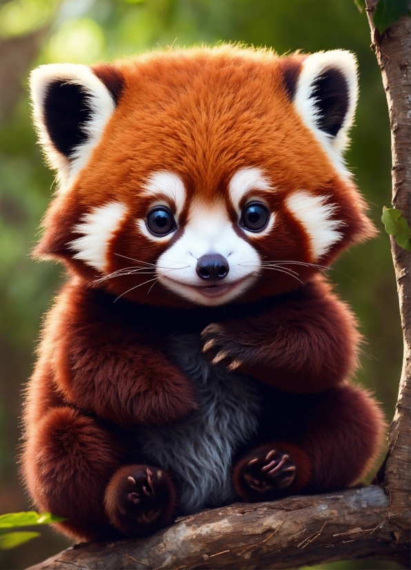 Filmora Without Watermark 2022, Red Panda, Carnivore, Natural Environment, Organism, Mammal