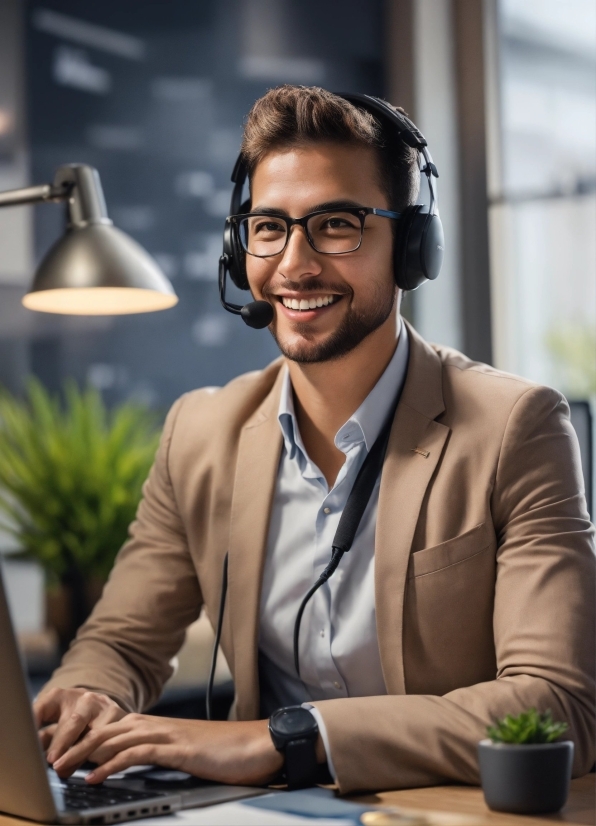 Fish Poster, Smile, Glasses, Plant, Laptop, Vision Care