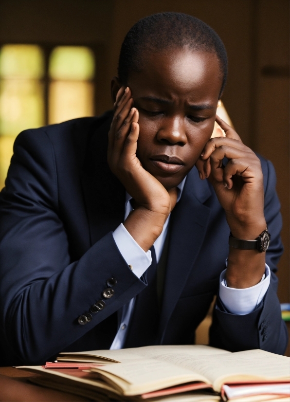 Forehead, Hand, Arm, Watch, Gesture, Book