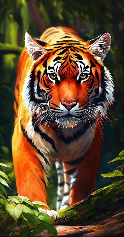 Free 4k Video Editor No Watermark, Bengal Tiger, Siberian Tiger, Tiger, Plant, Vertebrate