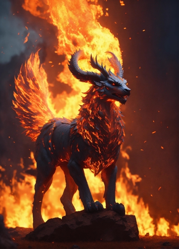 Free App To Make A Video, Art, Fire, Heat, Supernatural Creature, Event