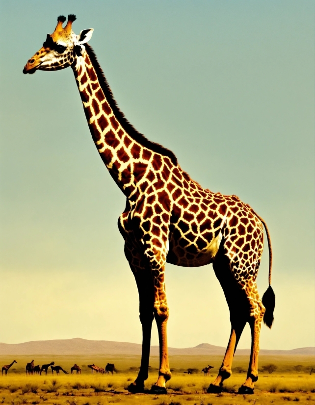 Free Copyright Music For Facebook, Giraffe, Giraffidae, Photograph, Ecoregion, Sky