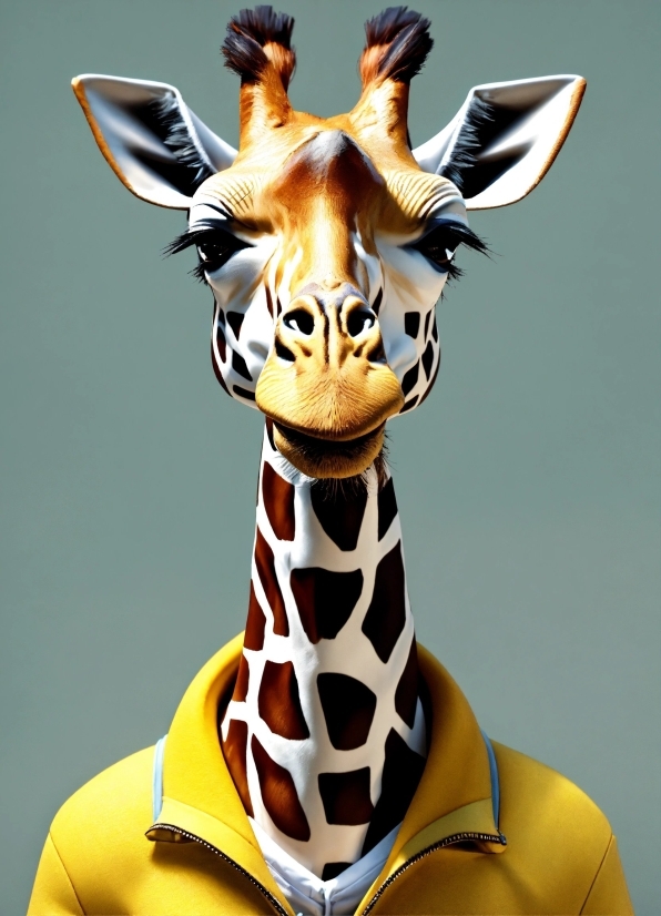 Free Editing Software, Head, Giraffidae, White, Giraffe, Neck